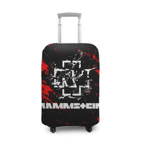 Чехол для чемодана 3D с принтом Rammstein. в городе Новоалтайск, 86% полиэфир, 14% спандекс | двустороннее нанесение принта, прорези для ручек и колес | music | rammstein | rock | индастриал метал | метал группа | музыка | музыкальная группа | немецкая метал группа | рамштайн | рок | хард рок