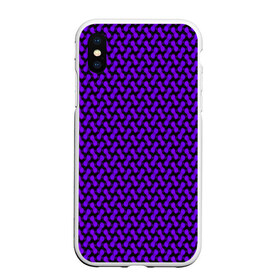 Чехол для iPhone XS Max матовый с принтом Dorri в городе Новоалтайск, Силикон | Область печати: задняя сторона чехла, без боковых панелей | Тематика изображения на принте: abstraction | pattern | purple | shapes | абстракция | паттерн | фиолетовый | формы