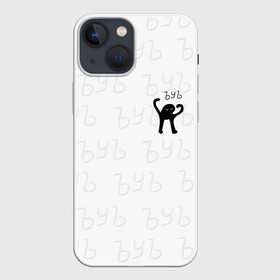 Чехол для iPhone 13 mini с принтом ЪУЪ СЪУКА в городе Новоалтайск,  |  | cat | mem | memes | злой | интернет | кот | мем | мем кот | приколы | съука | ъуъ | ъуъ съука