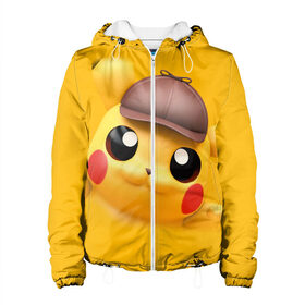 Женская куртка 3D с принтом Pikachu Pika Pika в городе Новоалтайск, ткань верха — 100% полиэстер, подклад — флис | прямой крой, подол и капюшон оформлены резинкой с фиксаторами, два кармана без застежек по бокам, один большой потайной карман на груди. Карман на груди застегивается на липучку | pika | pikachu | аниме | детская | детям | игры | молния | мышка | мышь | пика | пикачу | покемон | покемоны