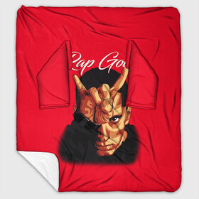 Плед с рукавами с принтом EMINEM RAP GOD в городе Новоалтайск, 100% полиэстер | Закругленные углы, все края обработаны. Ткань не мнется и не растягивается. Размер 170*145 | eminem | rap | актёр | американский рэпер | композитор | маршалл | продюсер | рэп | рэпер | эминем