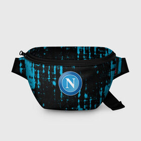 Поясная сумка 3D с принтом NAPOLI. в городе Новоалтайск, 100% полиэстер | плотная ткань, ремень с регулируемой длиной, внутри несколько карманов для мелочей, основное отделение и карман с обратной стороны сумки застегиваются на молнию | fc | football | football club | napoli | sport | итальянский профессиональный футбольный клуб | наполи | неаполь | спорт | уефа | униформа | фирменные цвета | фк | футбол | футбольный клуб