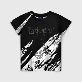 Детская футболка 3D с принтом PYROKINESIS. в городе Новоалтайск, 100% гипоаллергенный полиэфир | прямой крой, круглый вырез горловины, длина до линии бедер, чуть спущенное плечо, ткань немного тянется | Тематика изображения на принте: pyrokinesis | андрей пирокинезис | каждаябарбистерва | левый баттл | музыка | музыкант | пирокинезис | рэп | рэпер | хип хоп