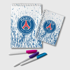 Блокнот с принтом PSG. в городе Новоалтайск, 100% бумага | 48 листов, плотность листов — 60 г/м2, плотность картонной обложки — 250 г/м2. Листы скреплены удобной пружинной спиралью. Цвет линий — светло-серый
 | Тематика изображения на принте: fc | football | football club | paris saint germain | psg | sport | пари сен жермен | париж | псж | спорт | уефа | униформа | фирменные цвета | фк | франция | французский футбольный клуб | футбол | футбольный клуб
