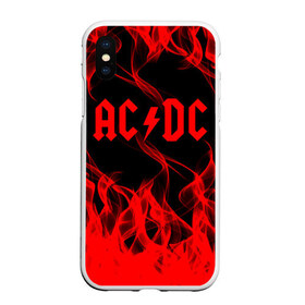 Чехол для iPhone XS Max матовый с принтом AC DC в городе Новоалтайск, Силикон | Область печати: задняя сторона чехла, без боковых панелей | ac dc | music | rock | австралийская рок группа | ас дс | асдс | блюз рок | музыка | переменный ток постоянный ток | рок | рок н ролл | хард рок | эй си ди си