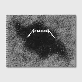 Альбом для рисования с принтом Metallica в городе Новоалтайск, 100% бумага
 | матовая бумага, плотность 200 мг. | Тематика изображения на принте: metallica | music | rock | американская рок группа | метал группа | металлика | музыка | рок | рок группа | трэш метал | хеви метал
