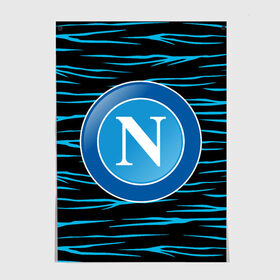 Постер с принтом NAPOLI. в городе Новоалтайск, 100% бумага
 | бумага, плотность 150 мг. Матовая, но за счет высокого коэффициента гладкости имеет небольшой блеск и дает на свету блики, но в отличии от глянцевой бумаги не покрыта лаком | fc | football | football club | napoli | sport | итальянский профессиональный футбольный клуб | наполи | неаполь | спорт | уефа | униформа | фирменные цвета | фк | футбол | футбольный клуб