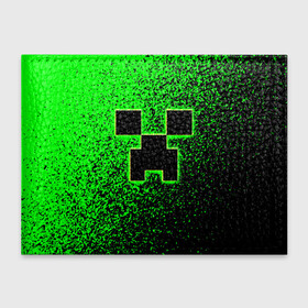 Обложка для студенческого билета с принтом MINECRAFT в городе Новоалтайск, натуральная кожа | Размер: 11*8 см; Печать на всей внешней стороне | Тематика изображения на принте: creeper | game | minecraft | блоки | игра | квадраты | компьютерная | крипер | криппер | майнкрафт | огонь