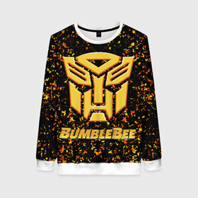 Женский свитшот 3D с принтом Bumblebee. в городе Новоалтайск, 100% полиэстер с мягким внутренним слоем | круглый вырез горловины, мягкая резинка на манжетах и поясе, свободная посадка по фигуре | автобот разведчик | автоботы | бамблби | боевик | кино | кино трансформеры | персонаж вселенной трансформеров | приключения | трансформеры | фантастика | фильмы