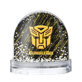 Снежный шар с принтом Bumblebee. в городе Новоалтайск, Пластик | Изображение внутри шара печатается на глянцевой фотобумаге с двух сторон | автобот разведчик | автоботы | бамблби | боевик | кино | кино трансформеры | персонаж вселенной трансформеров | приключения | трансформеры | фантастика | фильмы