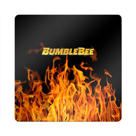 Магнит виниловый Квадрат с принтом Bumblebee. в городе Новоалтайск, полимерный материал с магнитным слоем | размер 9*9 см, закругленные углы | Тематика изображения на принте: автобот разведчик | автоботы | бамблби | боевик | кино | кино трансформеры | персонаж вселенной трансформеров | приключения | трансформеры | фантастика | фильмы