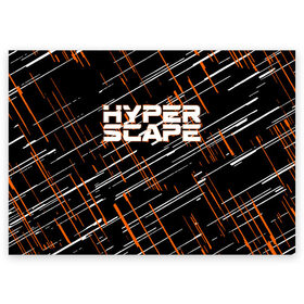 Поздравительная открытка с принтом Hyper Scape. в городе Новоалтайск, 100% бумага | плотность бумаги 280 г/м2, матовая, на обратной стороне линовка и место для марки
 | esport | games | hyper scape | twitch | игроки | игролюбители | игроманы | игры | киберспорт | королевская битва | корона | твич | хупер скайп | хупер скайпе
