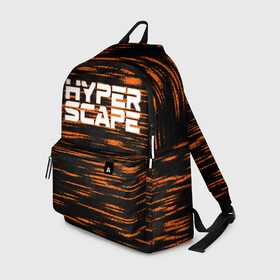 Рюкзак 3D с принтом Hyper Scape. в городе Новоалтайск, 100% полиэстер | лямки с регулируемой длиной, сверху петелька, чтобы рюкзак можно было повесить на вешалку. Основное отделение закрывается на молнию, как и внешний карман. Внутри два дополнительных кармана, один из которых закрывается на молнию. По бокам два дополнительных кармашка | esport | games | hyper scape | twitch | игроки | игролюбители | игроманы | игры | киберспорт | королевская битва | корона | твич | хупер скайп | хупер скайпе