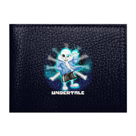 Обложка для студенческого билета с принтом UNDERTALE в городе Новоалтайск, натуральная кожа | Размер: 11*8 см; Печать на всей внешней стороне | sans | undertale | андертале | андертейл | игра | подземная история | подземная сказка | санс | ундертале