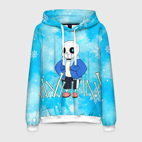 Мужская толстовка 3D с принтом UNDERTALE в городе Новоалтайск, 100% полиэстер | двухслойный капюшон со шнурком для регулировки, мягкие манжеты на рукавах и по низу толстовки, спереди карман-кенгуру с мягким внутренним слоем. | sans | undertale | андертале | андертейл | игра | подземная история | подземная сказка | санс | ундертале
