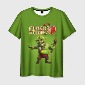 Мужская футболка 3D с принтом Clash of Clans в городе Новоалтайск, 100% полиэфир | прямой крой, круглый вырез горловины, длина до линии бедер | clash of clans | clash royale | game | supercell | детская | детям | игра | клаш оф кланс | клаш оф кленс | клеш оф кленс | клэш оф кланс | компьютерная игра | пекка