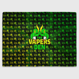 Плед 3D с принтом GTA Online: The Vapers Den в городе Новоалтайск, 100% полиэстер | закругленные углы, все края обработаны. Ткань не мнется и не растягивается | auto | game | grand | gta | gta5 | los santos | rockstar | theft | гта | гта5 | игра | лос сантос | майкл | онлайн | рокстар | тревор | франклин