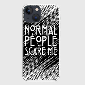 Чехол для iPhone 13 mini с принтом Normal People Scare Me. в городе Новоалтайск,  |  | american horror story | games | normal people scare me | аутизм | документальный фильм об аутизме | игры | кино | люди | нормал пипл скар ми | очень странные дела | фильмы