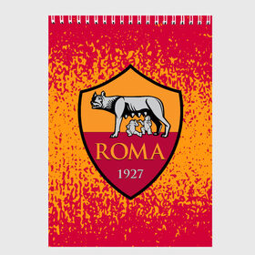 Скетчбук с принтом ROMA. в городе Новоалтайск, 100% бумага
 | 48 листов, плотность листов — 100 г/м2, плотность картонной обложки — 250 г/м2. Листы скреплены сверху удобной пружинной спиралью | Тематика изображения на принте: fc | football | football club | roma | sport | альба аудаче | итальянский футбольный клуб | рим | рома | спорт | уефа | униформа | фирменные цвета | фк | фк роман | фортитудо про рома | футбол | футбольный клуб