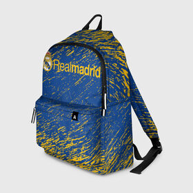 Рюкзак 3D с принтом REAL MADRID. в городе Новоалтайск, 100% полиэстер | лямки с регулируемой длиной, сверху петелька, чтобы рюкзак можно было повесить на вешалку. Основное отделение закрывается на молнию, как и внешний карман. Внутри два дополнительных кармана, один из которых закрывается на молнию. По бокам два дополнительных кармашка | fc | football | football club | real madrid | sport | испанский футбольный клуб | лучший футбольный клуб xx века | мадрид | реал мадрид | спорт | уефа | униформа | фирменные цвета | фифа | фк | футбол | футбольный клуб