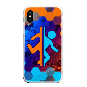 Чехол для iPhone XS Max матовый с принтом PORTAL ПОРТАЛ в городе Новоалтайск, Силикон | Область печати: задняя сторона чехла, без боковых панелей | 