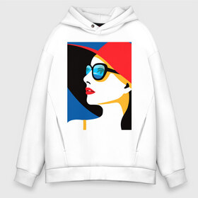 Мужское худи Oversize хлопок с принтом Pop art 100-1 в городе Новоалтайск, френч-терри — 70% хлопок, 30% полиэстер. Мягкий теплый начес внутри —100% хлопок | боковые карманы, эластичные манжеты и нижняя кромка, капюшон на магнитной кнопке | Тематика изображения на принте: pin up | искусство | поп культура | популярное | ретро