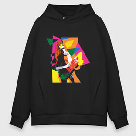 Мужское худи Oversize хлопок с принтом Pop art 100-11 в городе Новоалтайск, френч-терри — 70% хлопок, 30% полиэстер. Мягкий теплый начес внутри —100% хлопок | боковые карманы, эластичные манжеты и нижняя кромка, капюшон на магнитной кнопке | Тематика изображения на принте: pin up | искусство | поп культура | популярное | ретро