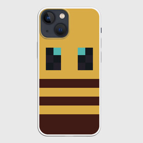 Чехол для iPhone 13 mini с принтом Minecraft Bee в городе Новоалтайск,  |  | bee | minecraft | майнкрафт | пчела | пчёлка | пчелобав