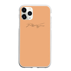 Чехол для iPhone 11 Pro матовый с принтом сотворение адама в городе Новоалтайск, Силикон |  | картина | минимализм | одной линией | руки касаются | руки тянутся | руки тянутся друг к другу | сотворение адама