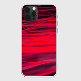 Чехол для iPhone 12 Pro Max с принтом Reding в городе Новоалтайск, Силикон |  | abstraction | blur | light | lines | red | абстракция | красный | линии | размытость | свет