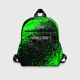 Детский рюкзак 3D с принтом MINECRAFT в городе Новоалтайск, 100% полиэстер | лямки с регулируемой длиной, сверху петелька, чтобы рюкзак можно было повесить на вешалку. Основное отделение закрывается на молнию, как и внешний карман. Внутри дополнительный карман. По бокам два дополнительных кармашка | Тематика изображения на принте: creeper | game | minecraft | блоки | игра | квадраты | компьютерная | крипер | криппер | майнкрафт | огонь