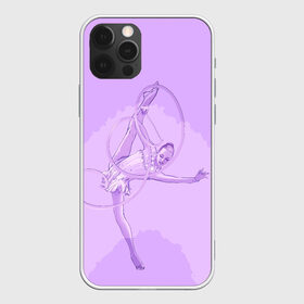Чехол для iPhone 12 Pro Max с принтом Гимнастика в городе Новоалтайск, Силикон |  | gymnastics | rhythmic gymnastics | гимнастика | спорт | художественная гимнастика