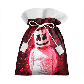 Подарочный 3D мешок с принтом MARSHMELLO в городе Новоалтайск, 100% полиэстер | Размер: 29*39 см | fortnite | marshmallo | marshmallow | marshmello | marshmellow | маршмелло | маршмеллоу | розы | фортнайт