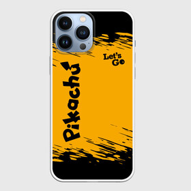 Чехол для iPhone 13 Pro Max с принтом Pikachu blackyellow в городе Новоалтайск,  |  | Тематика изображения на принте: battle | drawing | entei | lugia | metagross | pikachu | pokemon | zapdos | брок | бульбазавр | детектив | монстр | пикачу | покемон | эш