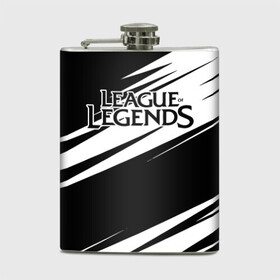 Фляга с принтом League of Legends в городе Новоалтайск, металлический корпус | емкость 0,22 л, размер 125 х 94 мм. Виниловая наклейка запечатывается полностью | Тематика изображения на принте: jinx | kda | league | lol | moba | pentakill | riot | rise | rus | skins | варвик | варус | воин | легенд | лига | лол | маг | стрелок | танк | чемпион