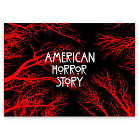 Поздравительная открытка с принтом American Horror Story. в городе Новоалтайск, 100% бумага | плотность бумаги 280 г/м2, матовая, на обратной стороне линовка и место для марки
 | american horror story | netflix | американ хоррор стори | американская история ужасов | драма | загадочные события | кино | мини сериал | нетфликс | очень странные дела | сериалы | триллер | ужасы | фантастика
