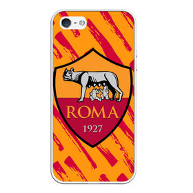 Чехол для iPhone 5/5S матовый с принтом ROMA. в городе Новоалтайск, Силикон | Область печати: задняя сторона чехла, без боковых панелей | Тематика изображения на принте: fc | football | football club | roma | sport | альба аудаче | итальянский футбольный клуб | рим | рома | спорт | уефа | униформа | фирменные цвета | фк | фк роман | фортитудо про рома | футбол | футбольный клуб