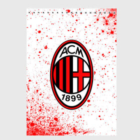 Скетчбук с принтом AC MILAN / МИЛАН в городе Новоалтайск, 100% бумага
 | 48 листов, плотность листов — 100 г/м2, плотность картонной обложки — 250 г/м2. Листы скреплены сверху удобной пружинной спиралью | ac | ac milan | acm | football | logo | milan | sport | клуб | лого | логотип | логотипы | милан | символ | символы | спорт | форма | футбол | футбольная | футбольный