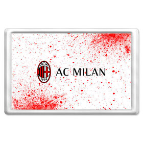 Магнит 45*70 с принтом AC MILAN / МИЛАН в городе Новоалтайск, Пластик | Размер: 78*52 мм; Размер печати: 70*45 | Тематика изображения на принте: ac | ac milan | acm | football | logo | milan | sport | клуб | лого | логотип | логотипы | милан | символ | символы | спорт | форма | футбол | футбольная | футбольный