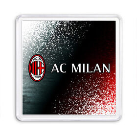Магнит 55*55 с принтом AC MILAN / МИЛАН в городе Новоалтайск, Пластик | Размер: 65*65 мм; Размер печати: 55*55 мм | Тематика изображения на принте: ac | ac milan | acm | football | logo | milan | sport | клуб | лого | логотип | логотипы | милан | символ | символы | спорт | форма | футбол | футбольная | футбольный