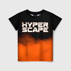 Детская футболка 3D с принтом Hyper Scape. в городе Новоалтайск, 100% гипоаллергенный полиэфир | прямой крой, круглый вырез горловины, длина до линии бедер, чуть спущенное плечо, ткань немного тянется | esport | games | hyper scape | twitch | игроки | игролюбители | игроманы | игры | киберспорт | королевская битва | корона | твич | хупер скайп | хупер скайпе