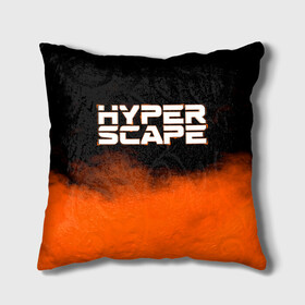 Подушка 3D с принтом Hyper Scape. в городе Новоалтайск, наволочка – 100% полиэстер, наполнитель – холлофайбер (легкий наполнитель, не вызывает аллергию). | состоит из подушки и наволочки. Наволочка на молнии, легко снимается для стирки | esport | games | hyper scape | twitch | игроки | игролюбители | игроманы | игры | киберспорт | королевская битва | корона | твич | хупер скайп | хупер скайпе