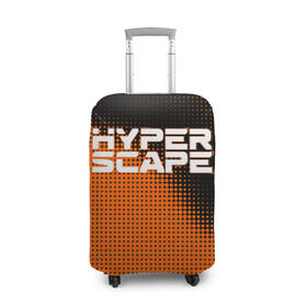 Чехол для чемодана 3D с принтом Hyper Scape. в городе Новоалтайск, 86% полиэфир, 14% спандекс | двустороннее нанесение принта, прорези для ручек и колес | esport | games | hyper scape | twitch | игроки | игролюбители | игроманы | игры | киберспорт | королевская битва | корона | твич | хупер скайп | хупер скайпе