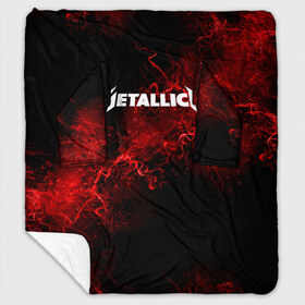 Плед с рукавами с принтом Metallica в городе Новоалтайск, 100% полиэстер | Закругленные углы, все края обработаны. Ткань не мнется и не растягивается. Размер 170*145 | Тематика изображения на принте: metallica | music | rock | американская рок группа | метал группа | металлика | музыка | рок | рок группа | трэш метал | хеви метал