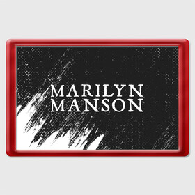 Магнит 45*70 с принтом MARILYN MANSON / М. МЭНСОН в городе Новоалтайск, Пластик | Размер: 78*52 мм; Размер печати: 70*45 | Тематика изображения на принте: logo | manson | marilyn | music | rock | группа | лого | логотип | логотипы | менсон | мерилин | мерлин | музыка | мэнсон | мэрилин | рок | символ