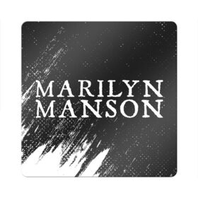 Магнит виниловый Квадрат с принтом MARILYN MANSON / М. МЭНСОН в городе Новоалтайск, полимерный материал с магнитным слоем | размер 9*9 см, закругленные углы | Тематика изображения на принте: logo | manson | marilyn | music | rock | группа | лого | логотип | логотипы | менсон | мерилин | мерлин | музыка | мэнсон | мэрилин | рок | символ