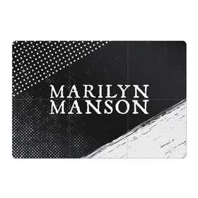 Магнитный плакат 3Х2 с принтом MARILYN MANSON / М. МЭНСОН в городе Новоалтайск, Полимерный материал с магнитным слоем | 6 деталей размером 9*9 см | Тематика изображения на принте: logo | manson | marilyn | music | rock | группа | лого | логотип | логотипы | менсон | мерилин | мерлин | музыка | мэнсон | мэрилин | рок | символ