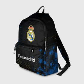 Рюкзак 3D с принтом REAL MADRID / РЕАЛ МАДРИД в городе Новоалтайск, 100% полиэстер | лямки с регулируемой длиной, сверху петелька, чтобы рюкзак можно было повесить на вешалку. Основное отделение закрывается на молнию, как и внешний карман. Внутри два дополнительных кармана, один из которых закрывается на молнию. По бокам два дополнительных кармашка | 
