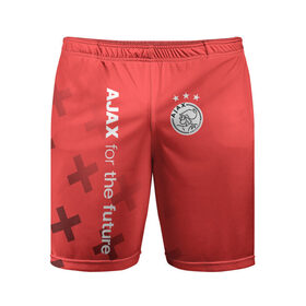 Мужские шорты спортивные с принтом Ajax Amsterdam в городе Новоалтайск,  |  | ajax | fc ajax | аякс | фк аякс | футбол
