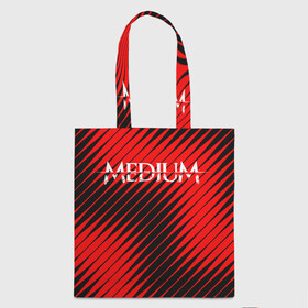 Шоппер 3D с принтом The medium. в городе Новоалтайск, 100% полиэстер | Плотность: 200 г/м2; Размер: 34×35 см; Высота лямок: 30 см | esport | games | the medium | девушка медиум марианна | зе медиум | игроки | игролюбители | игроманы | игры | киберспорт | компьютерная игра | психологические ужасы